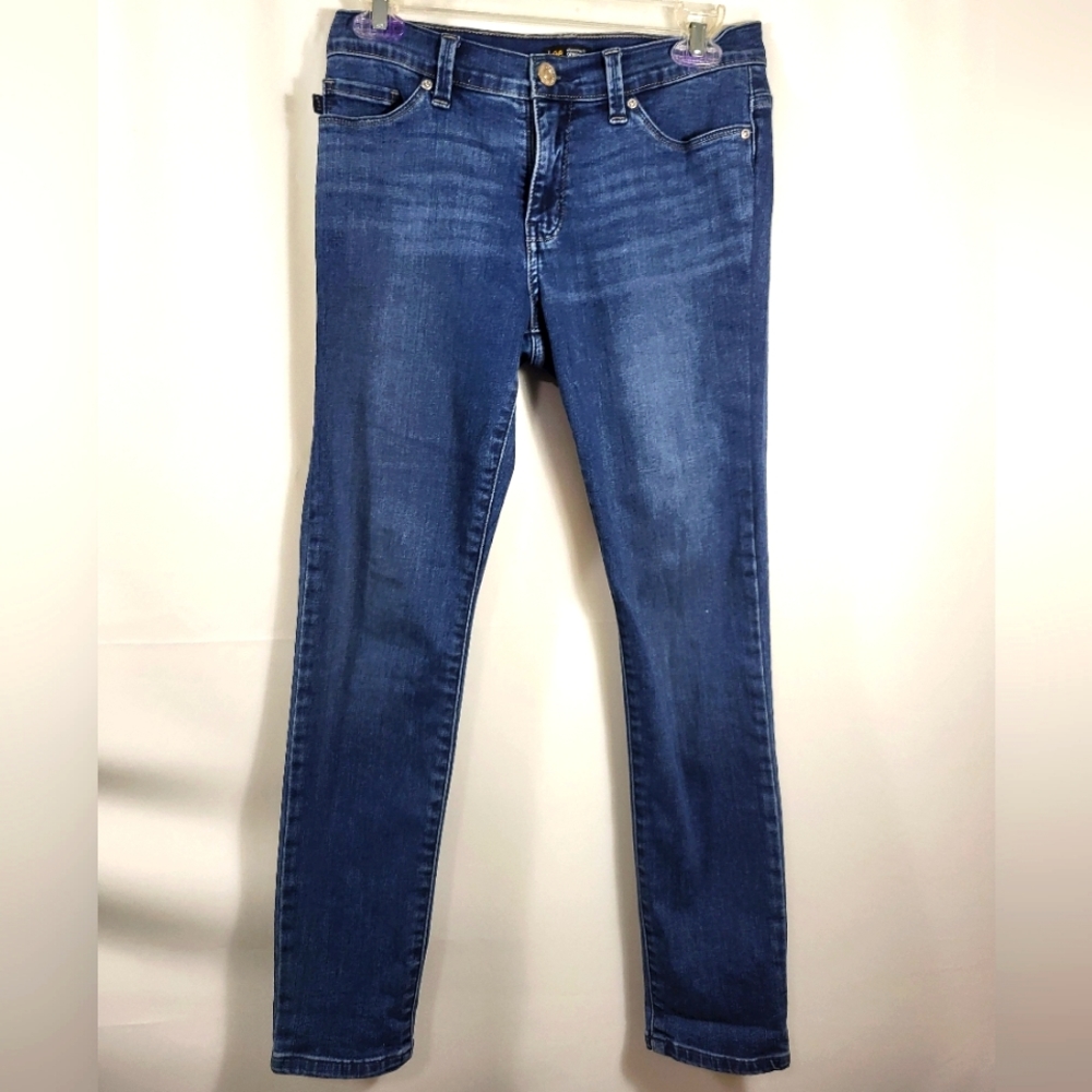 Lee blue skinny leg slimming fit jean   women 4P   #1078